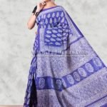 Ethnic Bagru Printed Hand block on pure cotton Saree