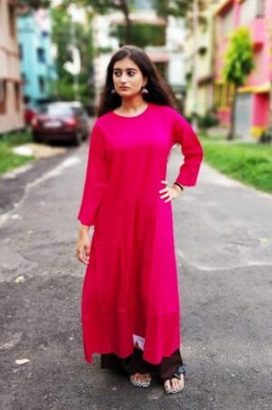 Kurti with jacket of pure cotton11