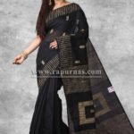 Blended Cotton Handloom Saree with box design