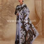Elegant Hand painted Katan Silk Saree