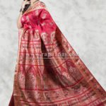Raspberry Baluchari Silk Saree