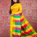 Bishnupuri 3D Katan Silk Saree for Party wear