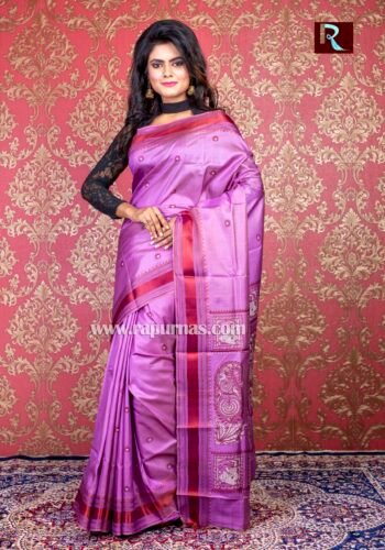 Baluchari Silk Saree of rare shade and design