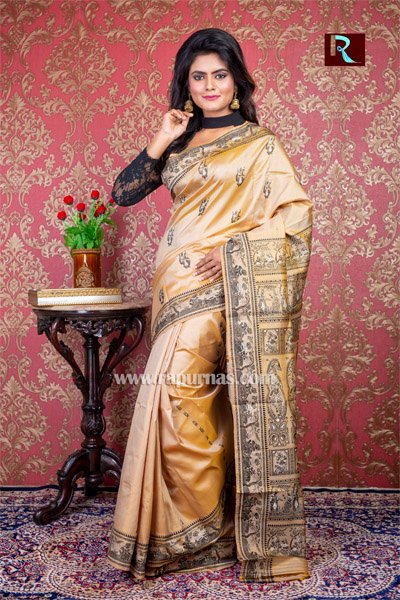 Baluchari Silk Saree with unique design