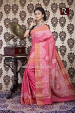 Tussar Cotton Bafta Saree of rare shade - Image 2