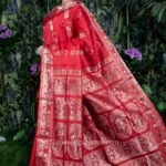 Baluchari Silk Saree of unique red color