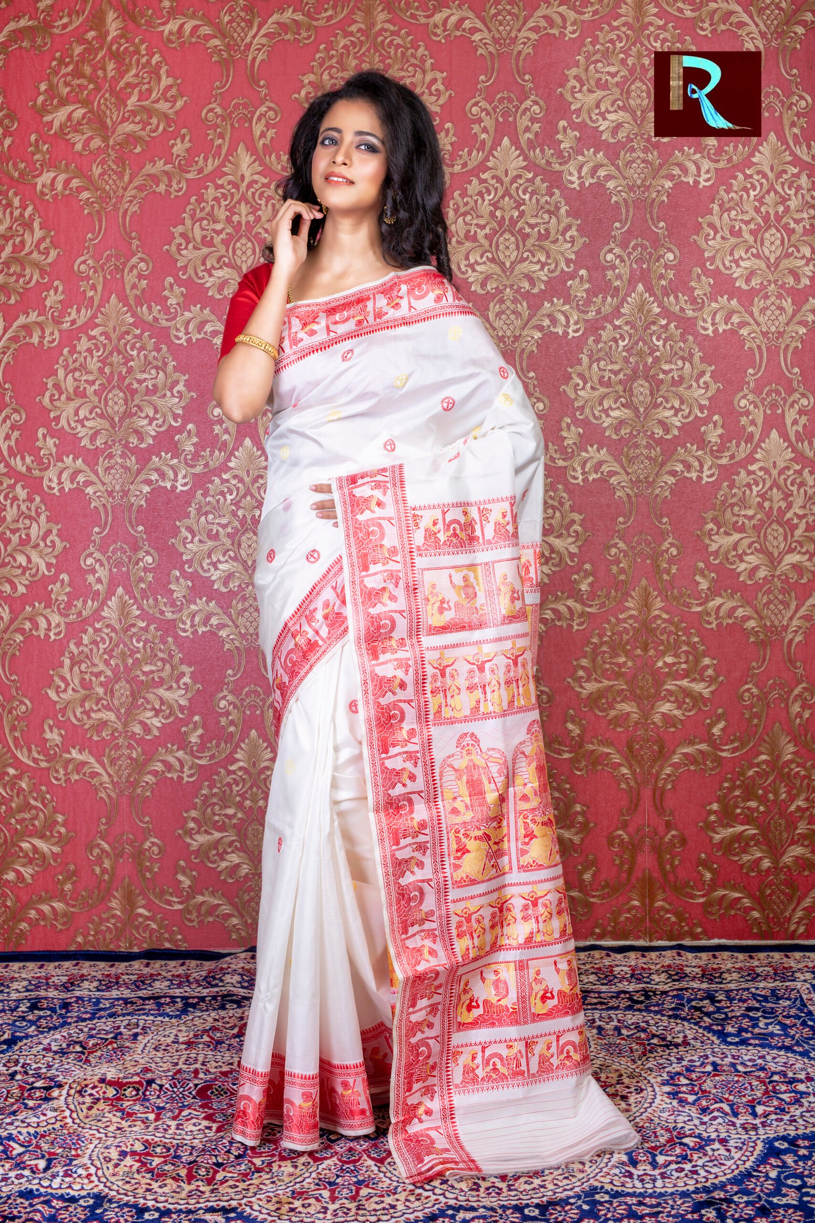 Imperial Purple Ramayana Baluchari Silk Saree - Cotton Cool | Shop Online  at Ethnickart India's Best Ethnic Weares & Wares