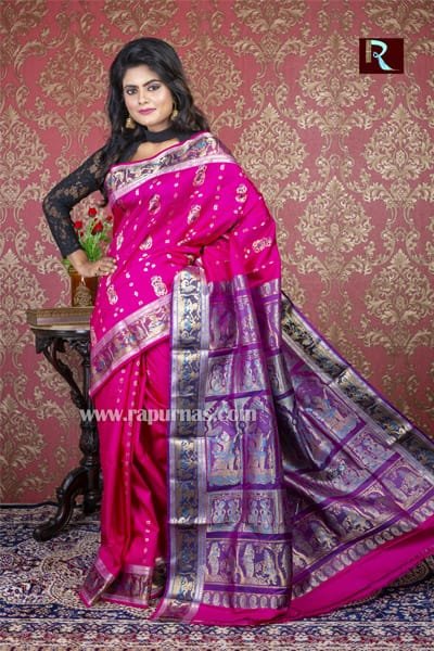 Baluchari Silk - Waltz into any room wearing this stunning saree