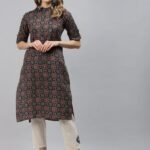 Blackish Cotton Kurti