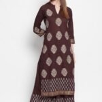 Kurti and skirt set of Pure Cotton