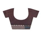 Multicolor Kantha Stitch Work on Pure Bangalore Silk Saree - Image 4