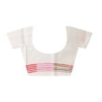 Kantha Stitch Work on Pure Tussar Silk Sare - Image 2