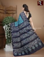 Hand Batik on Pure Cotton Handloom Saree - Image 2