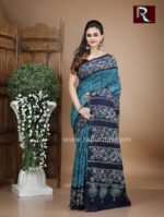 Hand Batik on Pure Cotton Handloom Saree