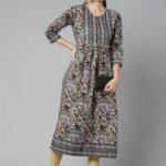 Pure Cotton Long Gown Kurti