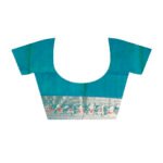 Swarnachari Silk Saree of Green shade - Image 4