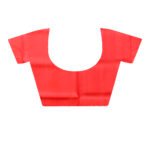 Bishnupuri Katan Silk Saree of red color - Image 4