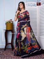 Hand Batik Saree - Image 2