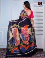 Hand Batik Saree - Image 3
