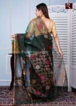 Muslin Dhakai Jamdani Saree - Image 3