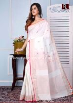 Pure Cotton Handloom Saree - Image 2