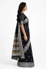 Baluchari on Pure Cotton Saree - Image 3