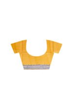 Gujrati stitch on dyed Gachhi Tussar Silk Saree - Image 5