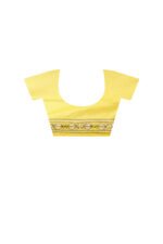 Kantha Stitch Work on Art Silk Saree - Image 5