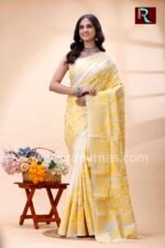Kantha Stitch Work on Pure Tussar Silk Saree - Image 3