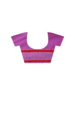 Kantha Stitch Work on Art Silk Saree - Image 3