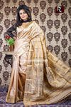 Baluchari Silk Saree of deep golden shade