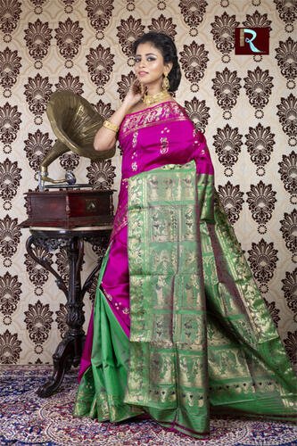 Baluchari Silk Saree of multiple color